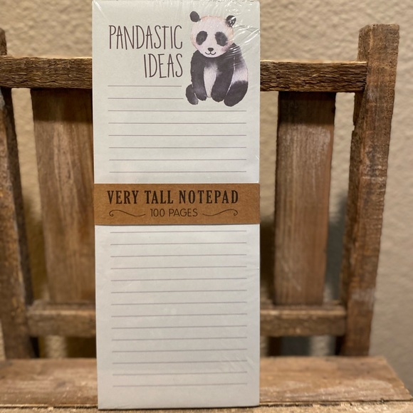 Panda Notepad, Pandastic Ideas Notepad, Panda Themed Notepad - Picture 2 of 8